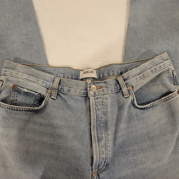 Agolde Light Blue High Rise Women Jeans